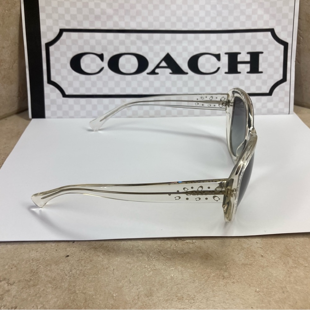 New Coach HC8172 L147 511111 Crystal Sunglasses Gradient Lenses - Picture 8 of 13
